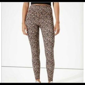 AEO American Eagle The Everything Highest Waist Leopard Cheetah Print Leggings X